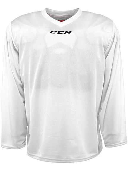 Maillot D'entrainement CCM 5000 Junior Blanc 3 Maillot D'entrainement CCM 5000 Junior Blanc